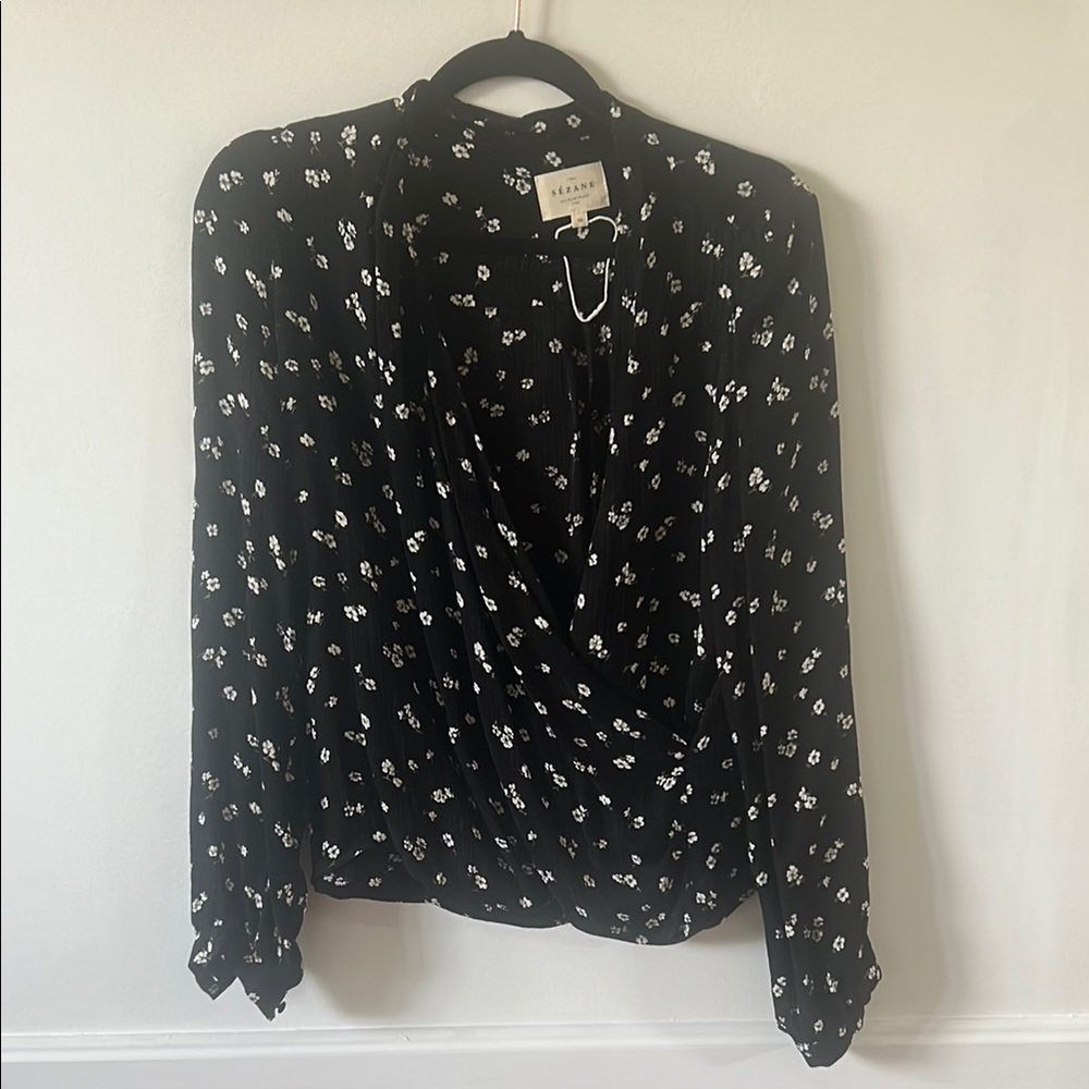 Sezane abelia blouse